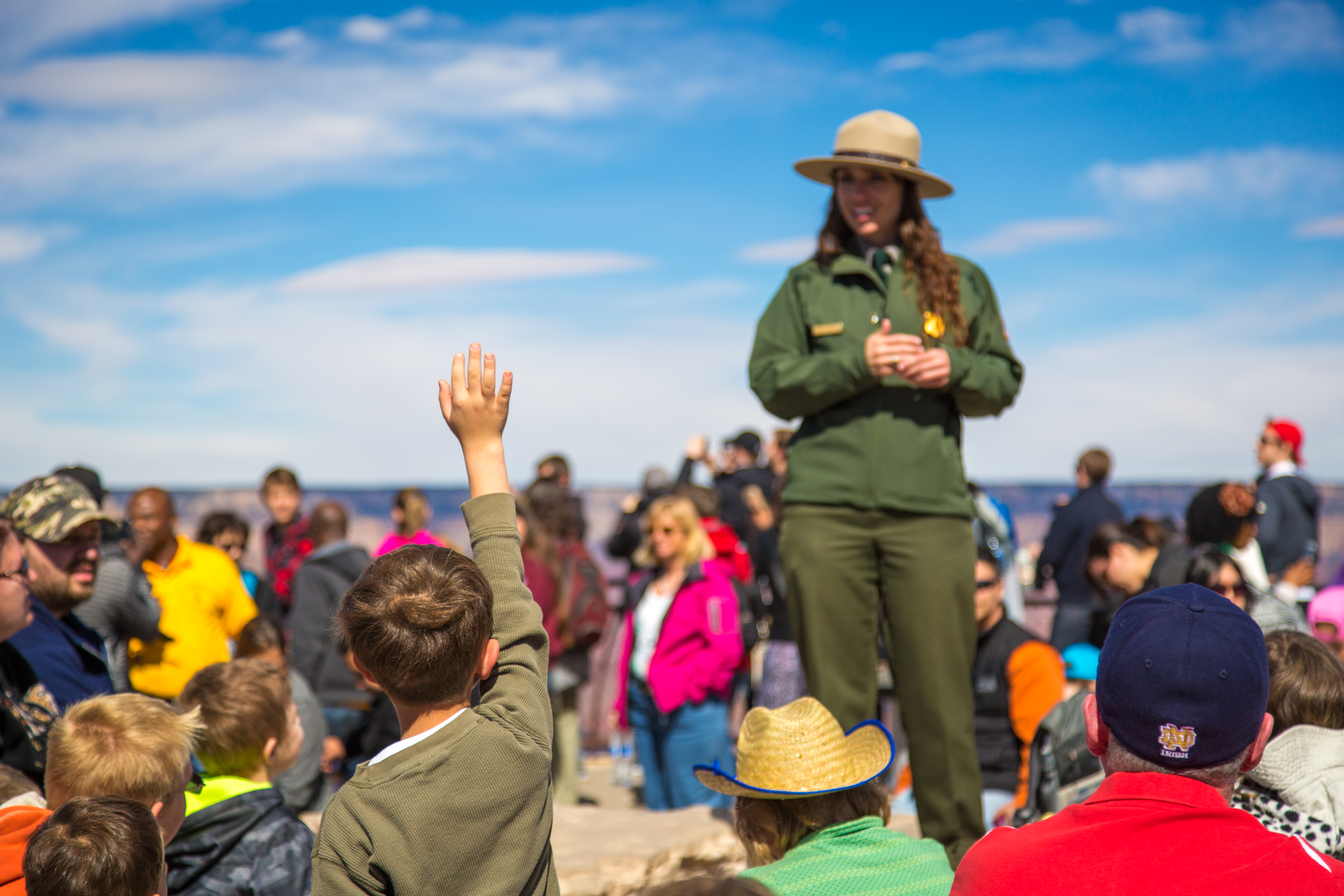 Ranger talk at the Grand Canyon